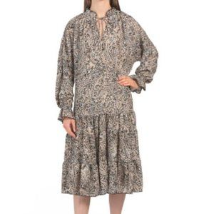 Anthropologie OPT Millions Boho Midi Dress